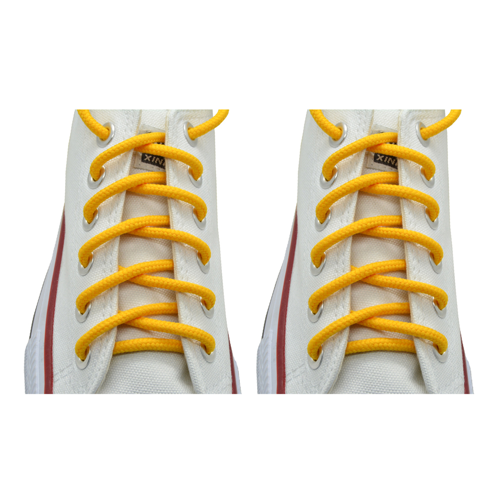 2 Pairs Round Athletic Sport Sneaker “Yellow” 27,36,45,54″ String Shoelace