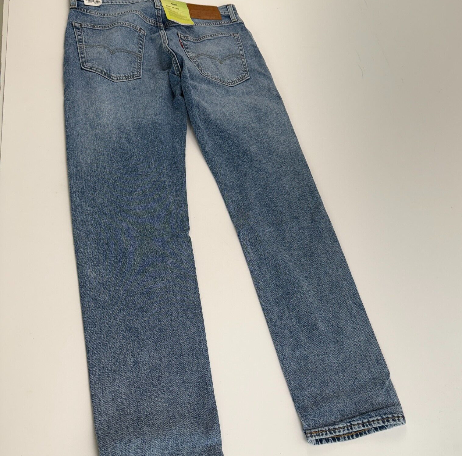 Levi’s Premium Men 502 Taper Fit Stretch Tapered Leg Jeans 32×34 Blue NWT