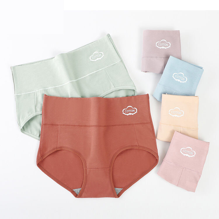 4 Pack Womens Shapewear Cotton High Waist Butt Lifter Tummy Control Slim Panties