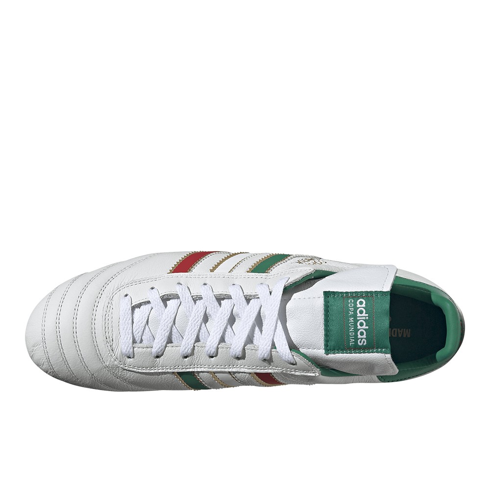 adidas Copa Mundial Football Firm Ground Mens Green, White Sneakers Athletic Sh