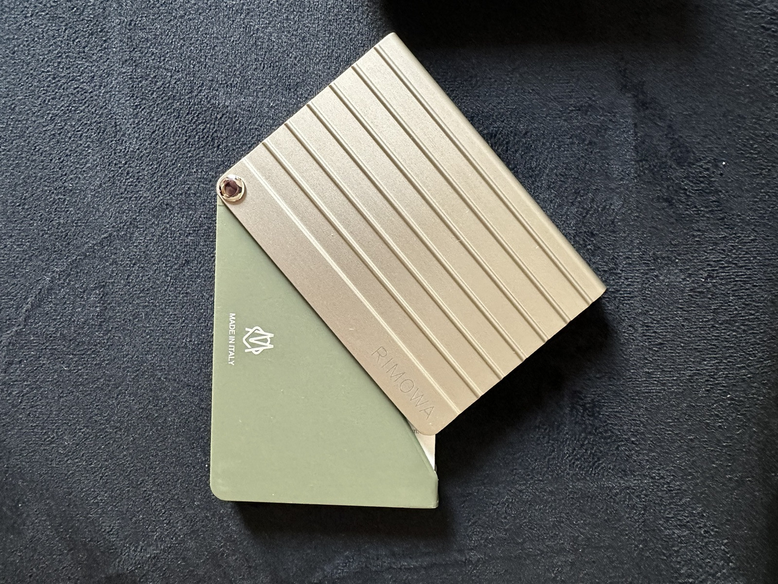 Rimowa Card Holder Card Holder Cardholder – Titanium – NEW