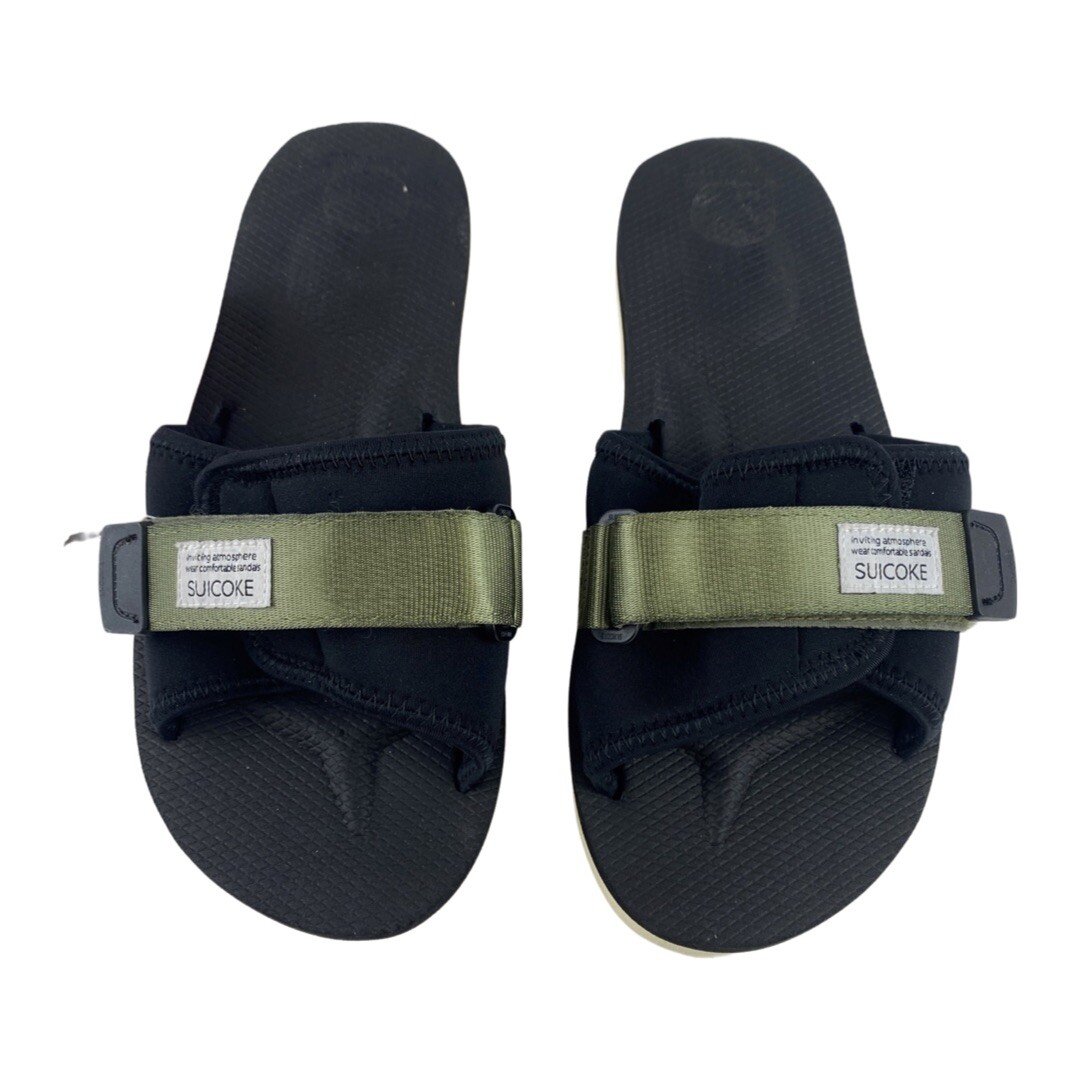 Suicoke OG-082 / PADRI Olive Nylon Rubber Adjustable Slippers Slides Mens 5