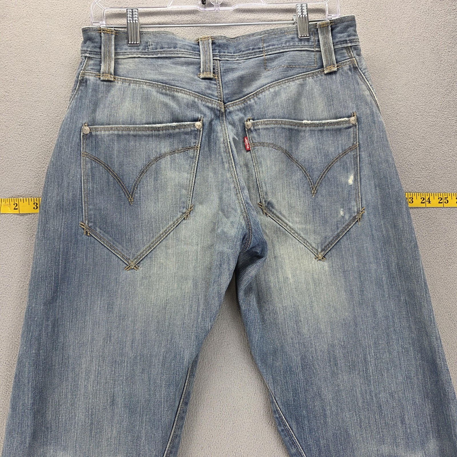 Vintage Levis Engineered Jeans Mens 29×32 Blue Twisted Medium Wash
