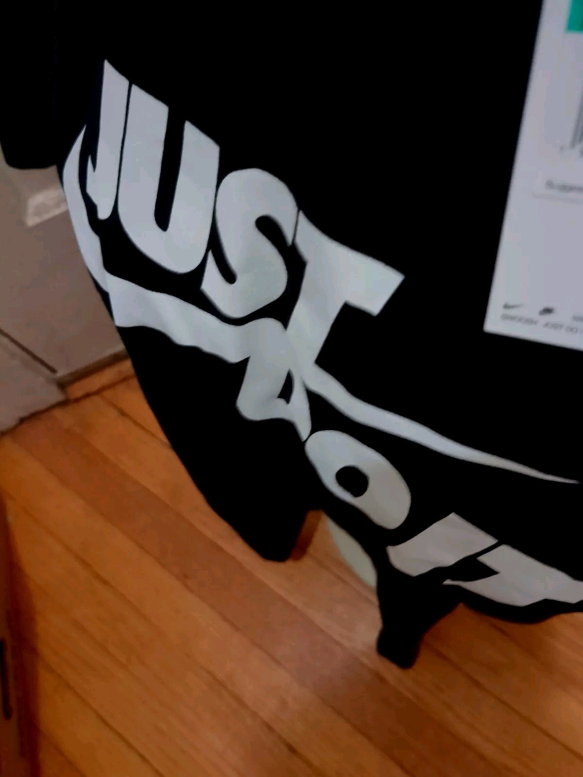Nike T-Shirt For Men Size XL Black/White Nike Tee Just Do It AR5006-011 New