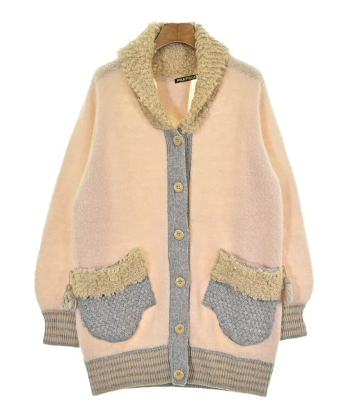 FRAPBOIS Cardigans BeigexGray 1(Approx. S) 2200674807099