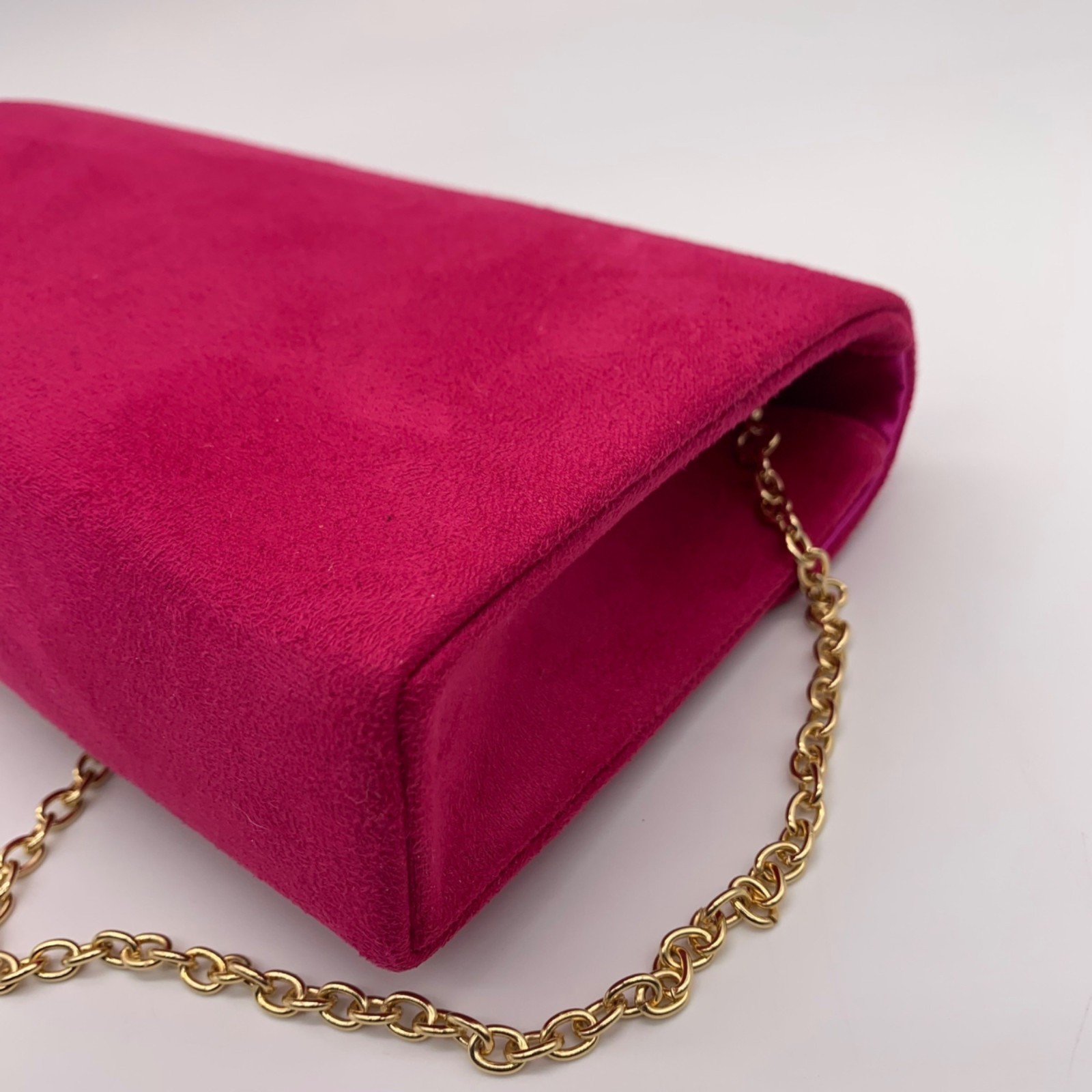Charming Tailor Pink Velvet Clutch