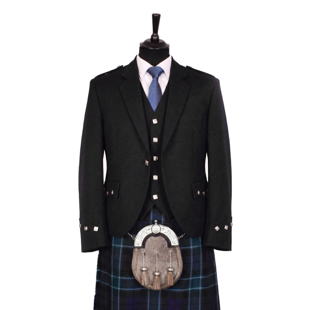 Argyll Jacket & Vest, Scottish Highland Heritage fashion Wear, Bespoke