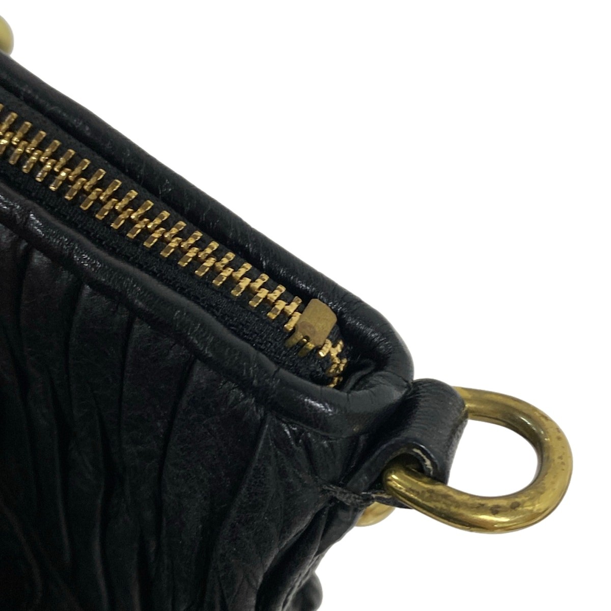 COACH Madison Gathered Leather Sophia Satchel 15942 Black Leather Handbag