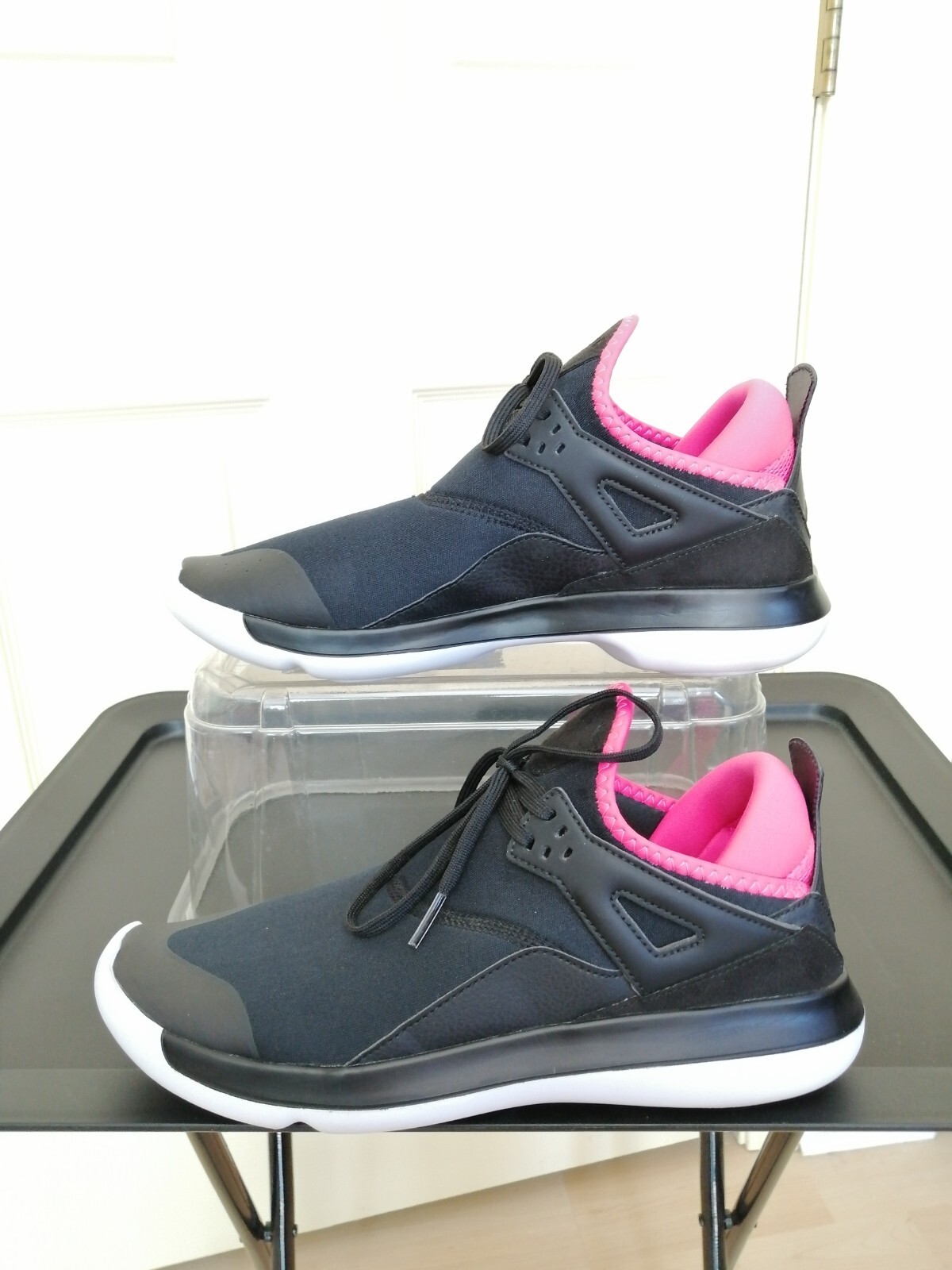 Nike Jordan Fly 89 AA4040-009 Youth 8.5Y Womens 10 Size Chart Black/Pink Sneaker