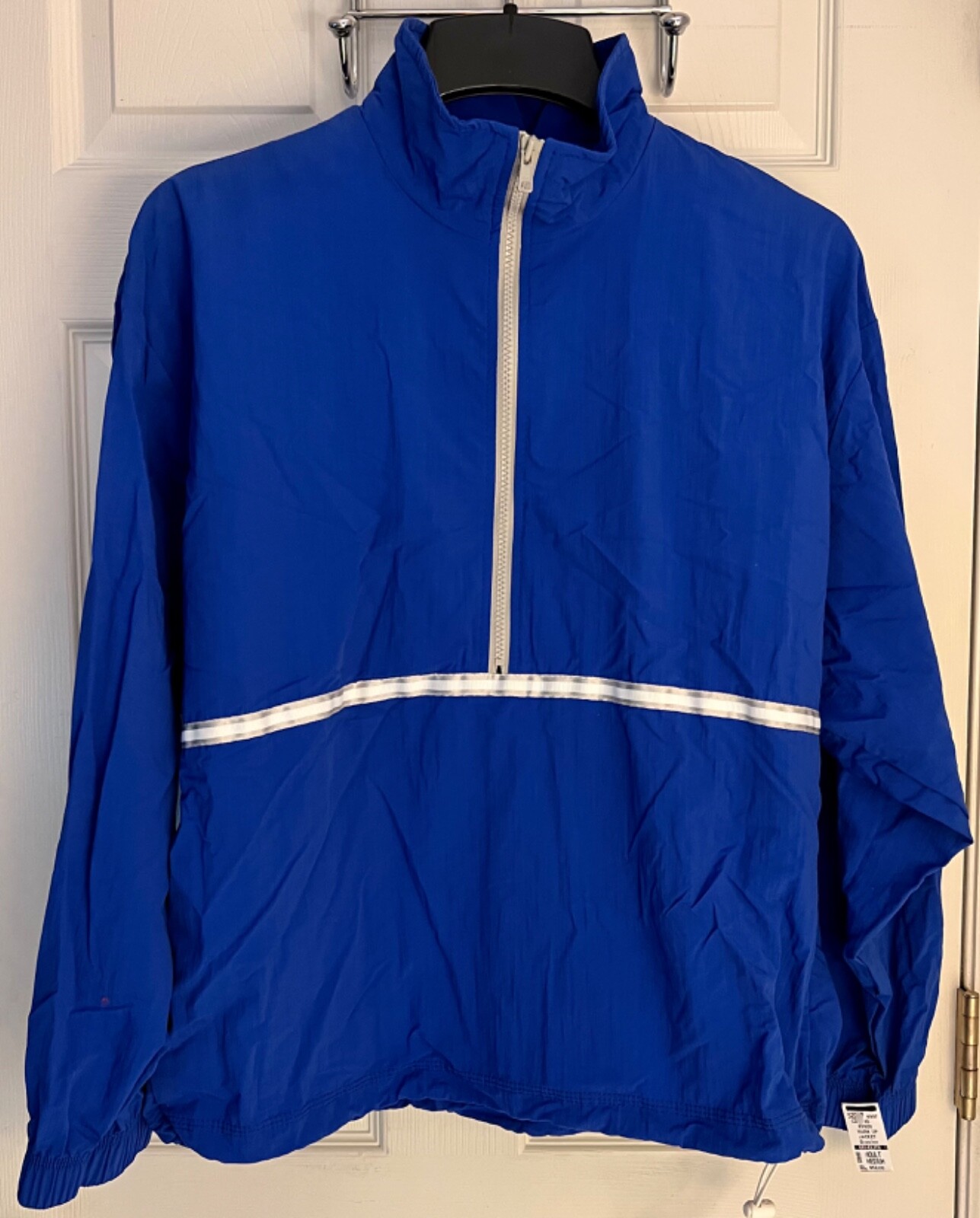 GK WARMUP PULLOVER ADULT MEDIUM ROYAL SUPPLEX GYMNASTICS CHEER ACTIVE JACKET M