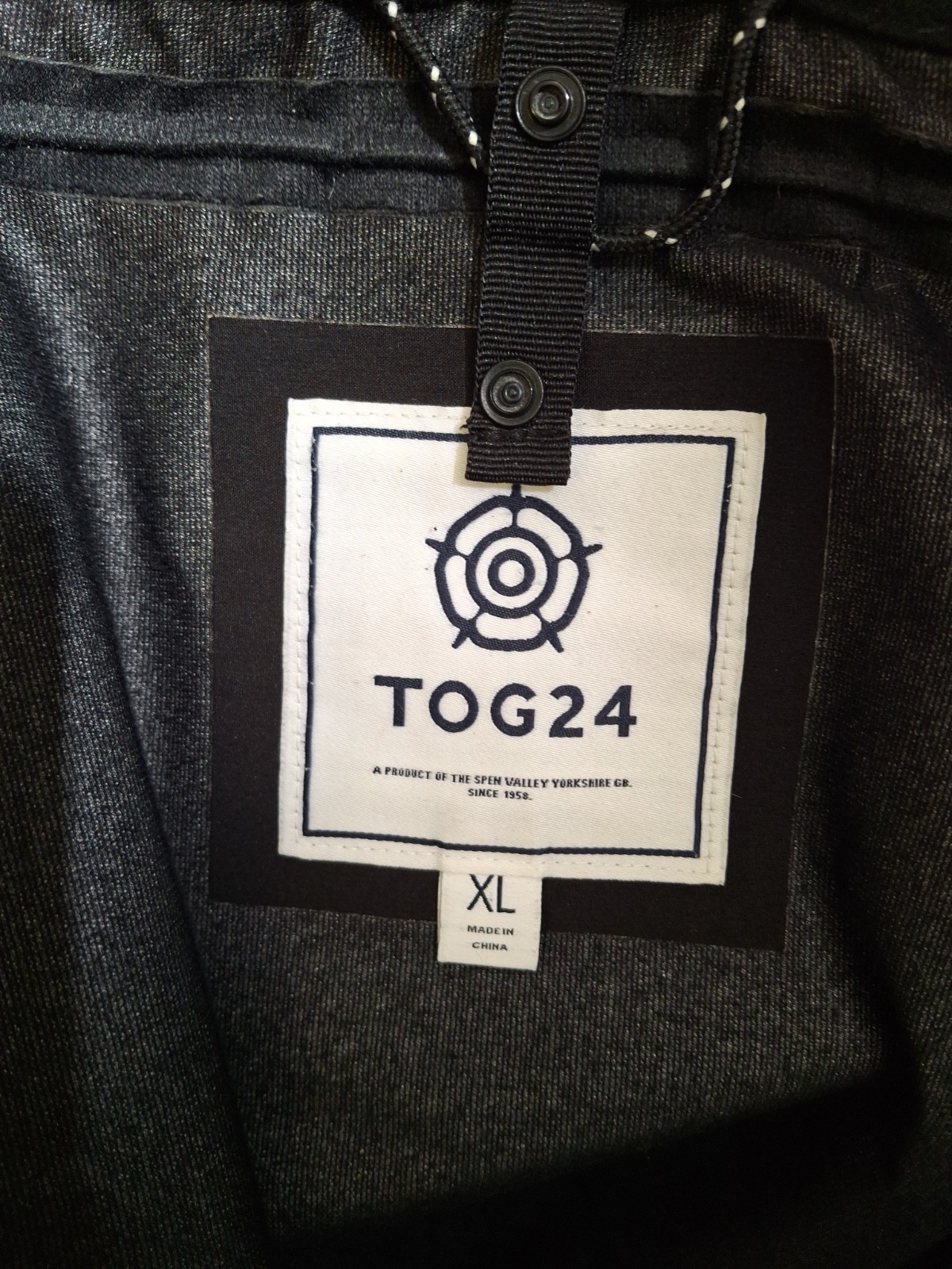 TOG24 Denton Men’s Waterproof 3-in-1 Hooded Jacket in black Size XL E5261
