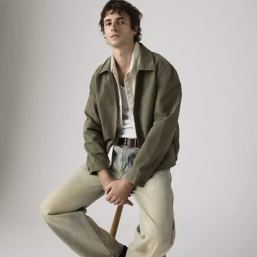 Levi’s Castro Mechanics Full-zip Lightweight Canvas Jacket