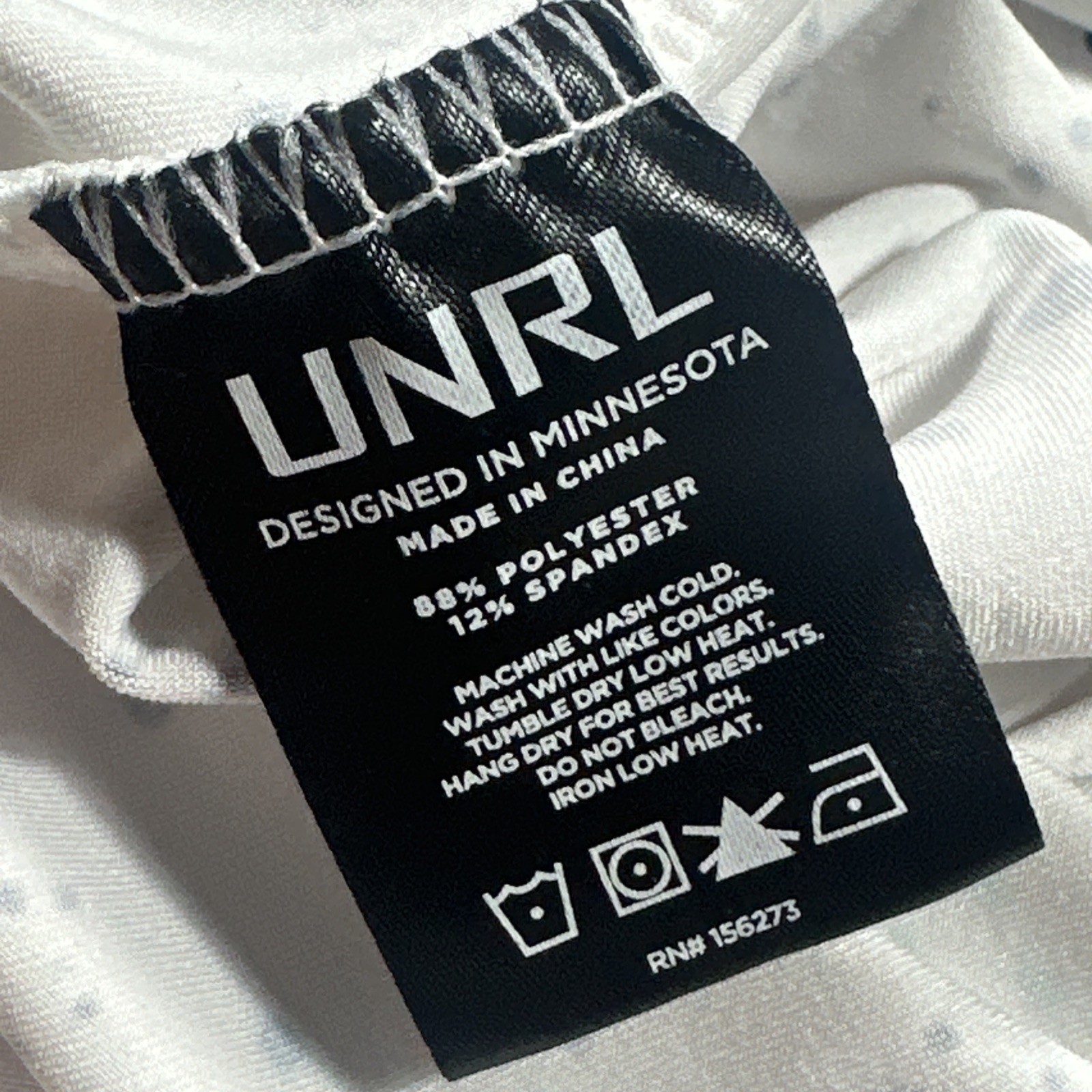 UNRL Performance Polo Size 2XL Athletic Fit Paint Splatter Drop Print Golf