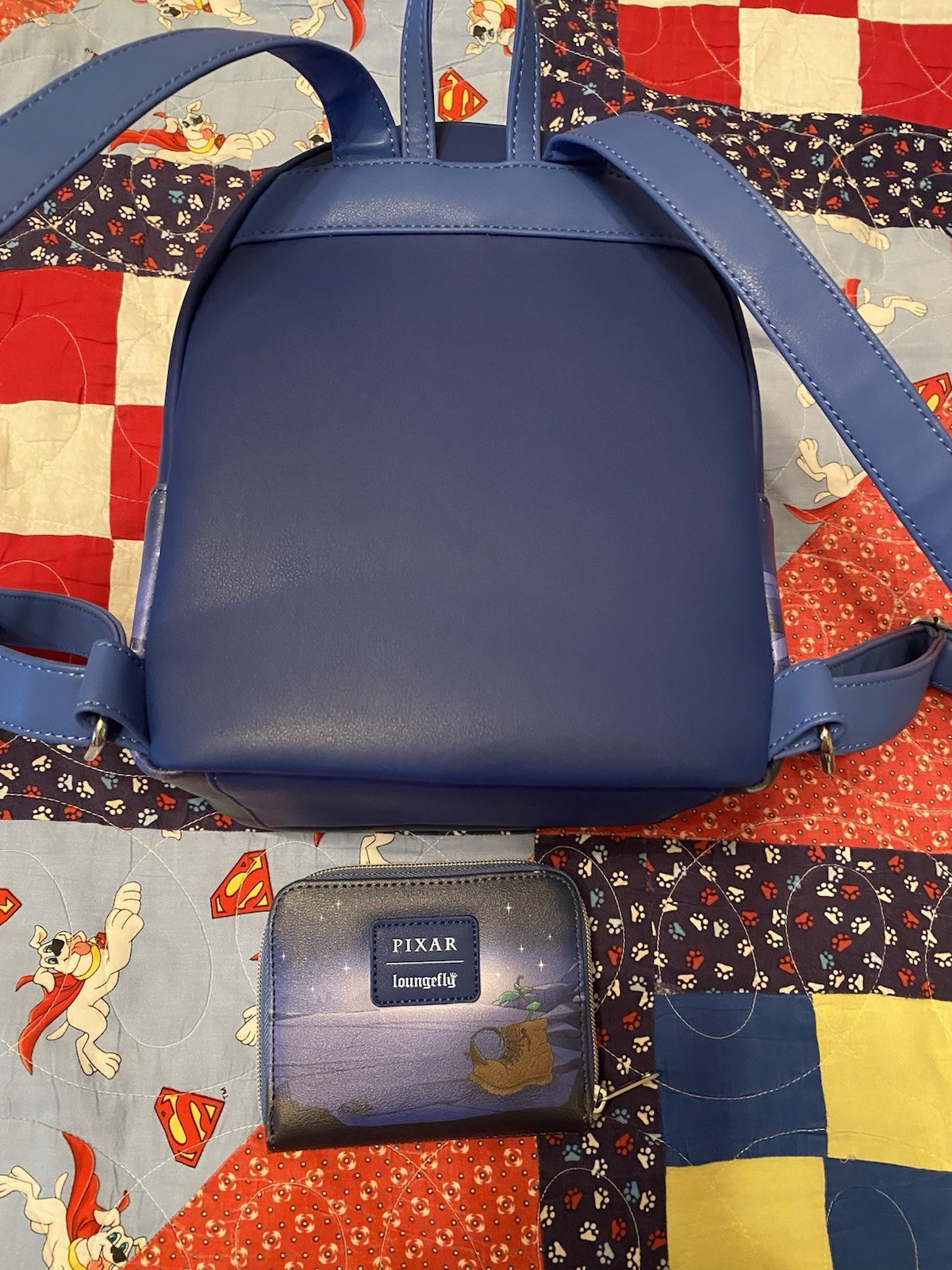 Loungefly Wall-E Night Sky mini backpack and wallet set