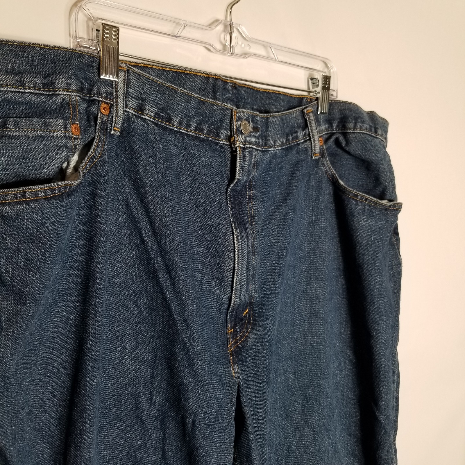Levi’s 560 Jeans Men’s 46×34 Actual 45×33 Blue Denim 100% Cotton Straight Leg