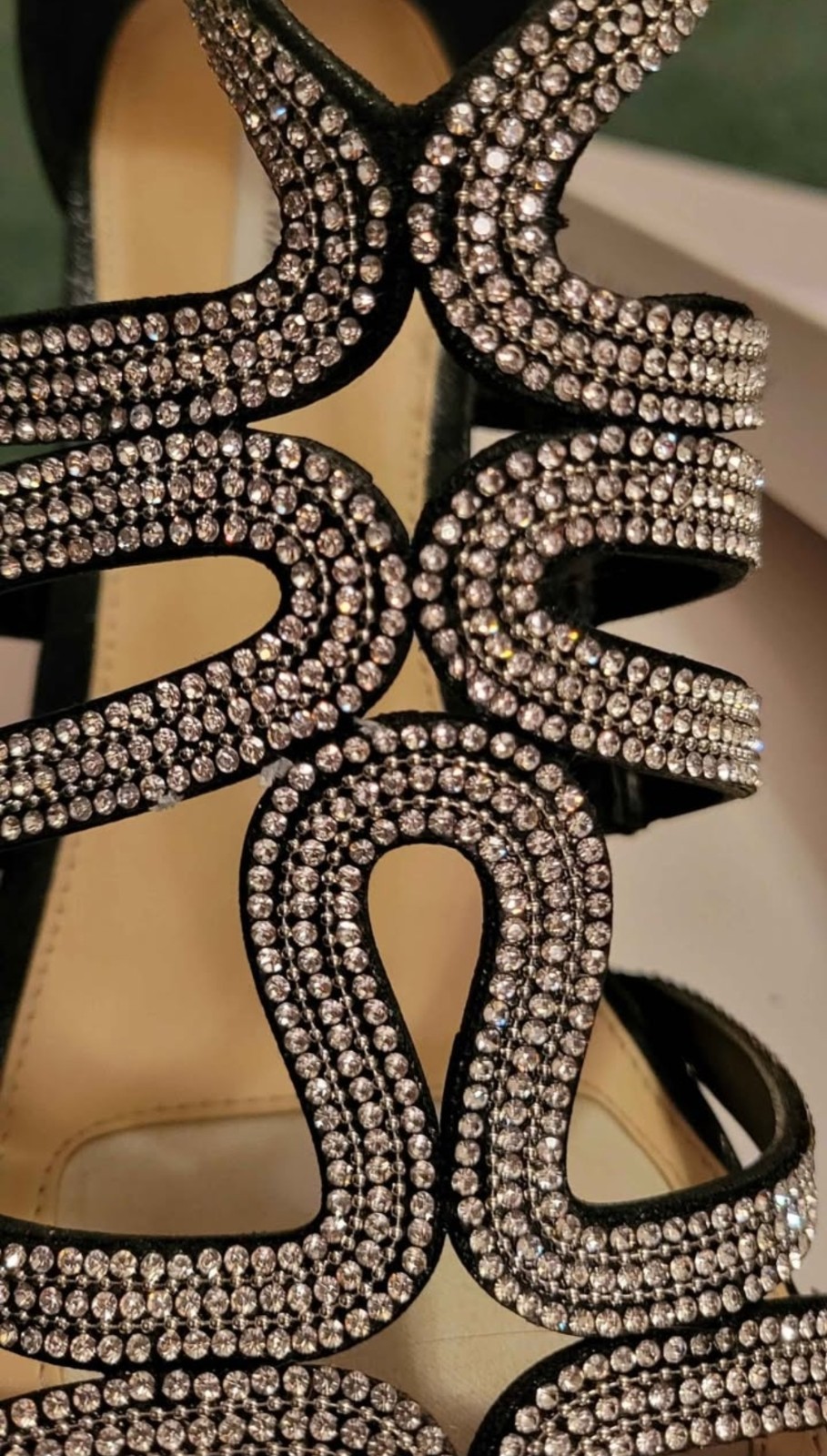 Alex Marie Rhinestone Heels Size 8.5 Worn Once with Box Excellent