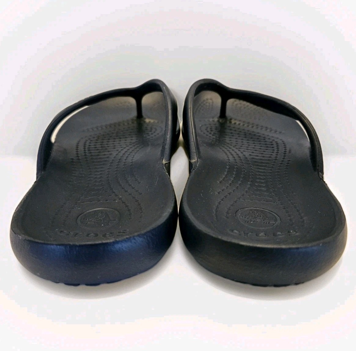 Crocs Womens Baya Slide Sandal Navy Blue Size 8