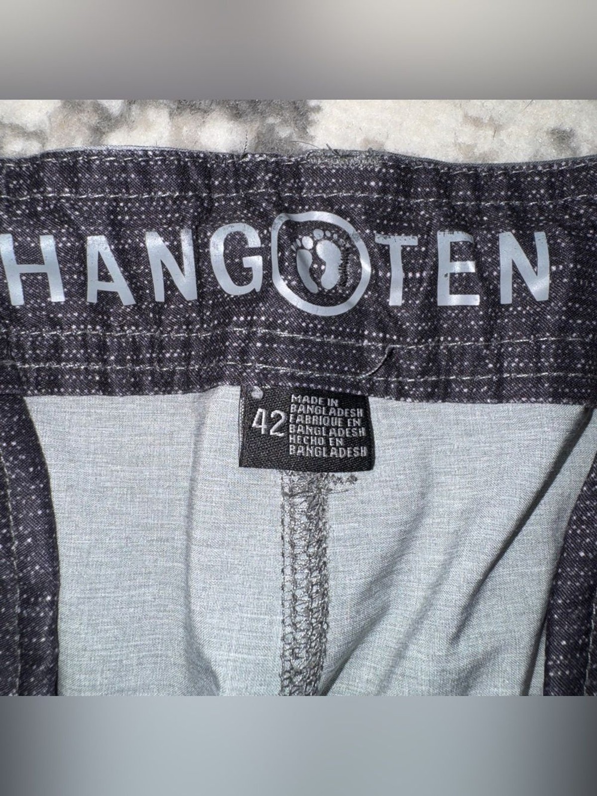 Hang Ten Men’s Striped Chinos – Blue and Gray
