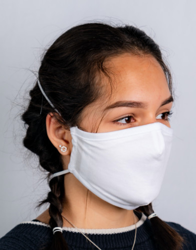 1 Dozen DELUXE Washable Face Masks – Double Head Straps (NO Ear Pain) Pocket