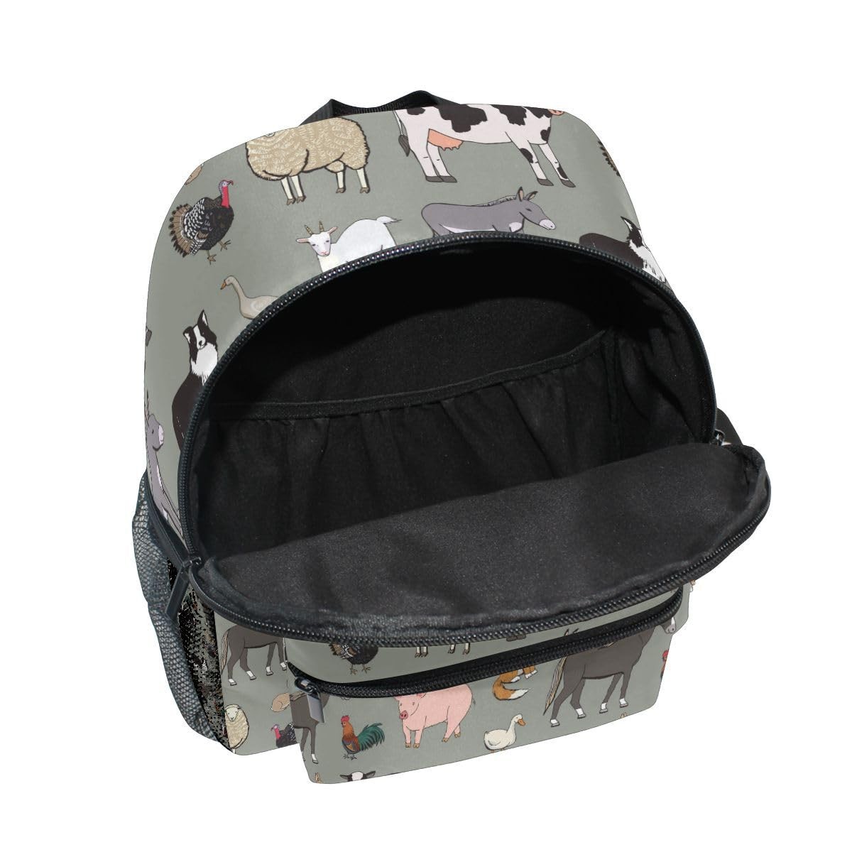 Kid’s Backpack Farm Animals Cow Backpack for Daycare Travel Preschool Bookbag…