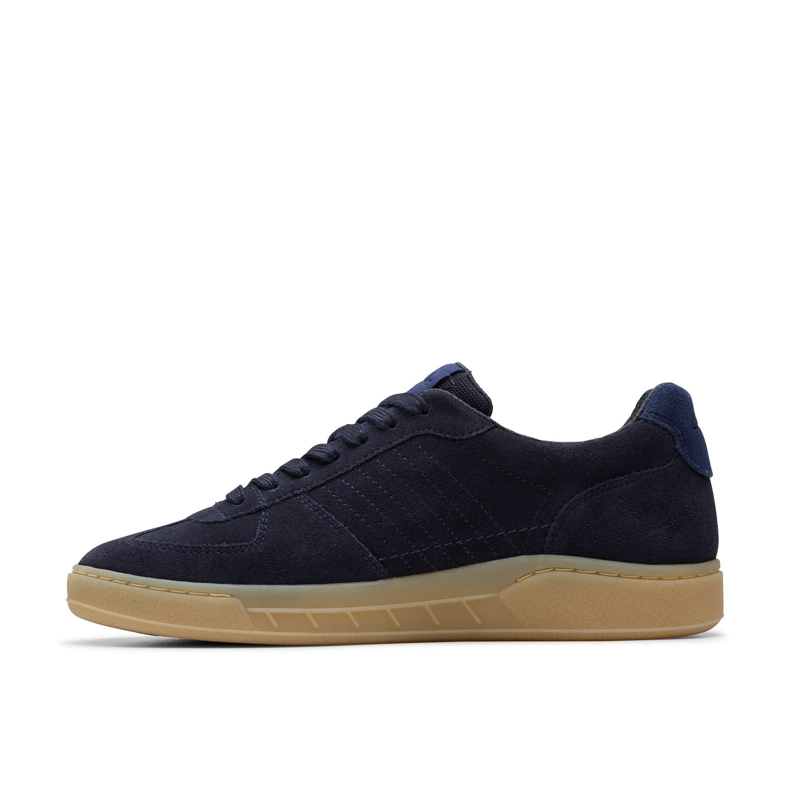 Clarks Mens CraftRally Ace Blue Leather Active Shoes