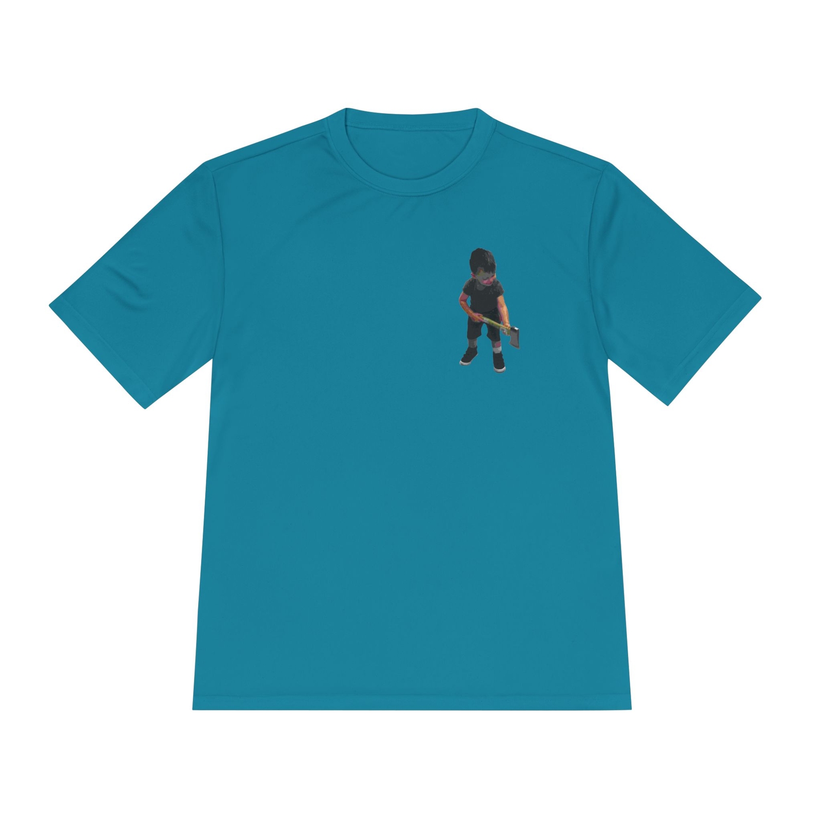 GMAN and his axe Unisex Moisture Wicking Tee -Workout Gear,