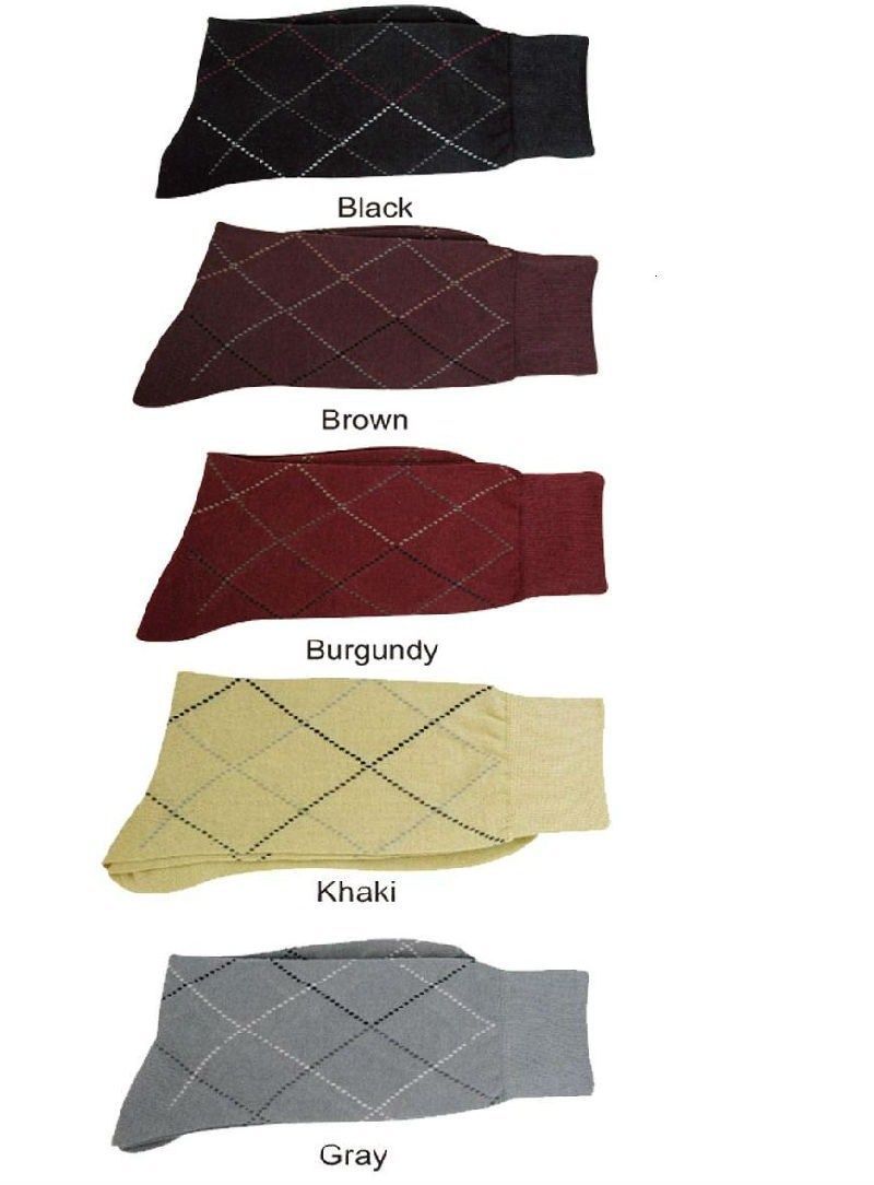 Men’s High Quality Striped Dress Socks Cotton Blend ONE SIZE FITS 10~13 S03