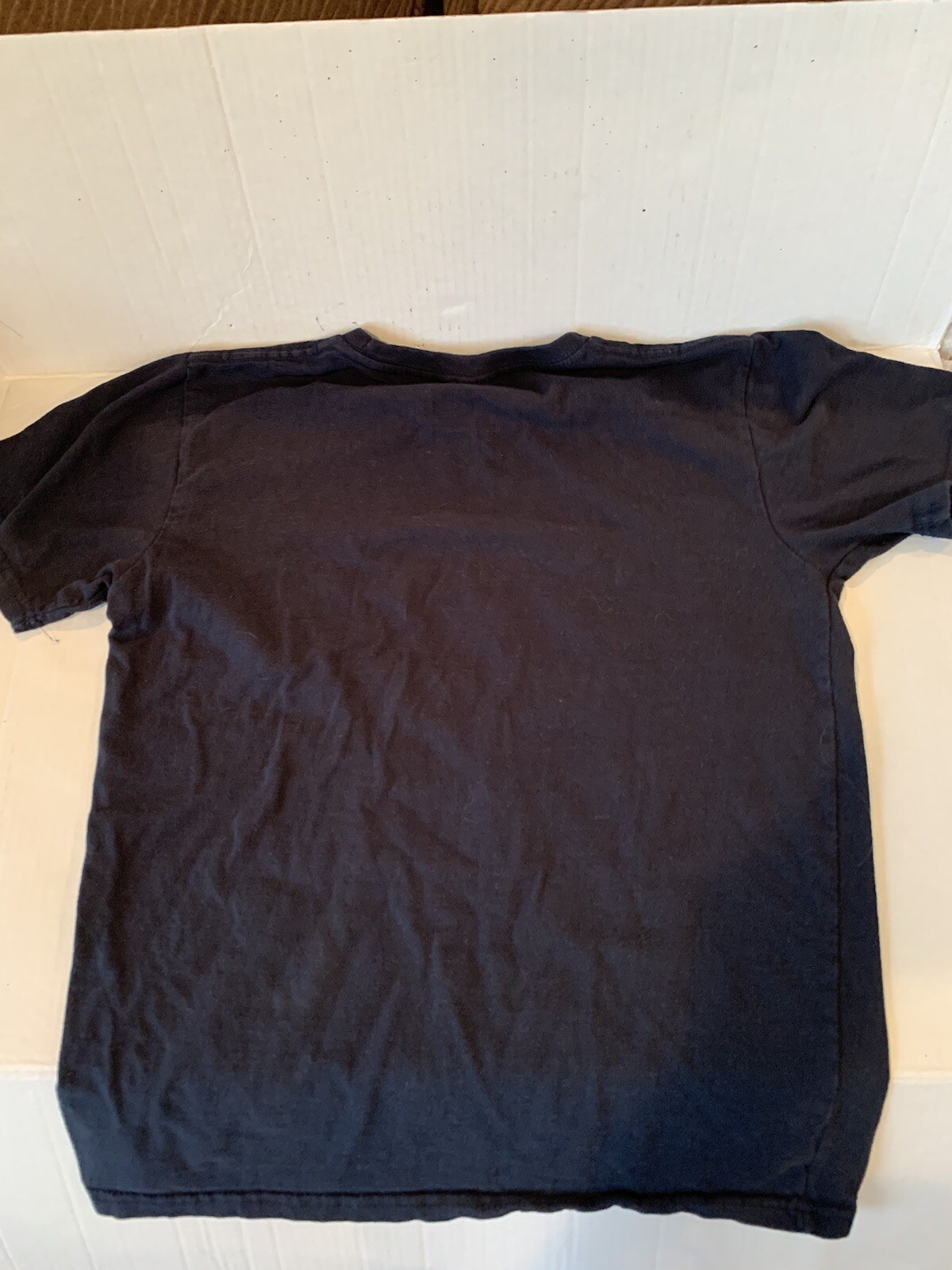 Vtg Dubai United Arab Emirates Navy Blue T-Shirt Puff Print Souvenir Sz M