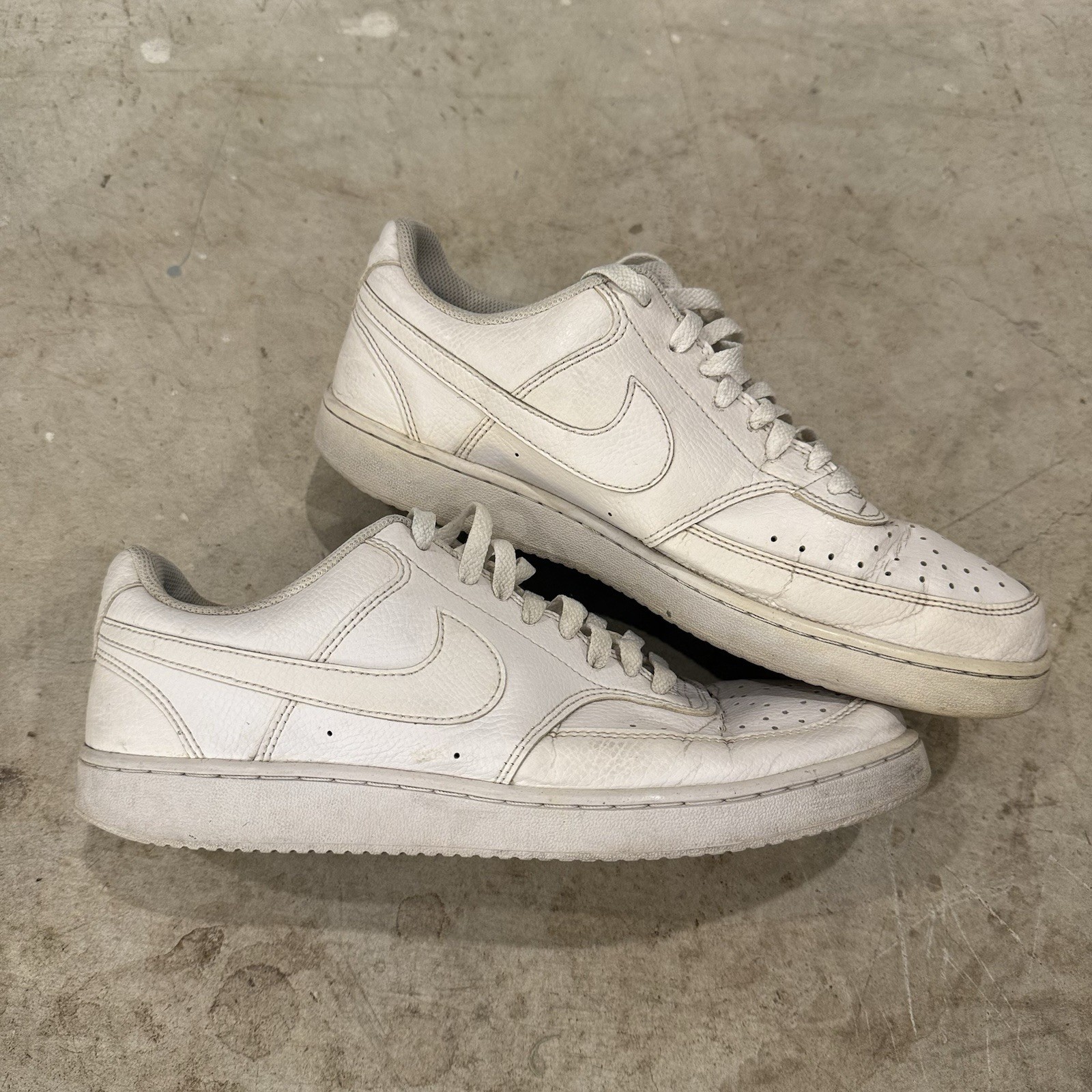 Nike Court Vision Low Sneakers Mens 11 White Next Nature Shoes DH2987-100