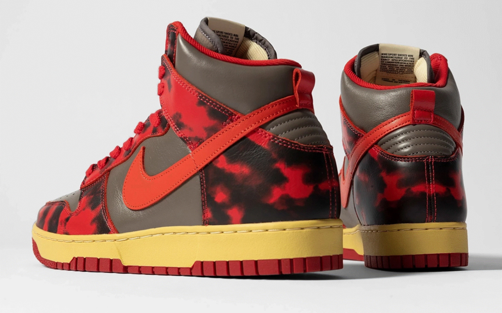New Nike Dunk High 1985 SP Men’s in University Red/Chile Red Colour Size US 10