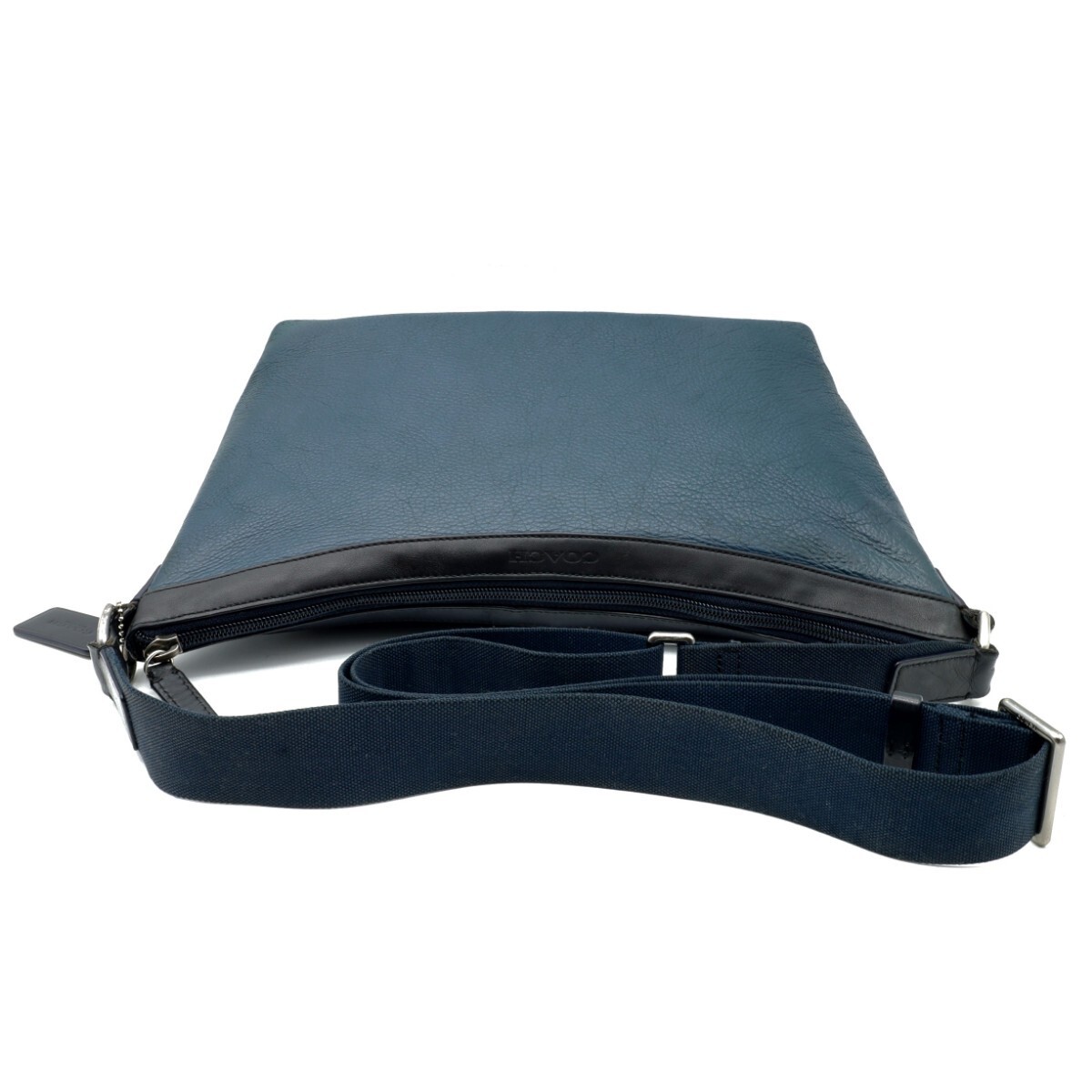 COACH Men s Shoulder Bag Camden Leather Transit Crossbody F71431 Navy