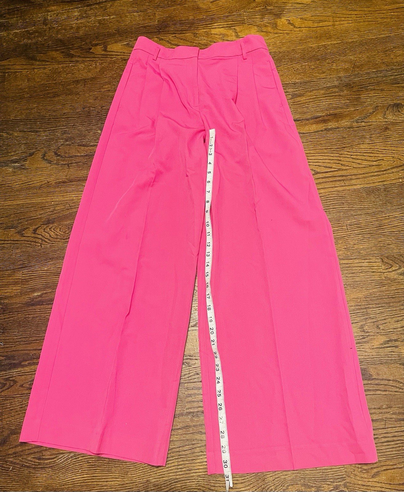 ann taylor Women’s Elegant Withe Leg High Waist Dress Pants In Fushia Size. 6