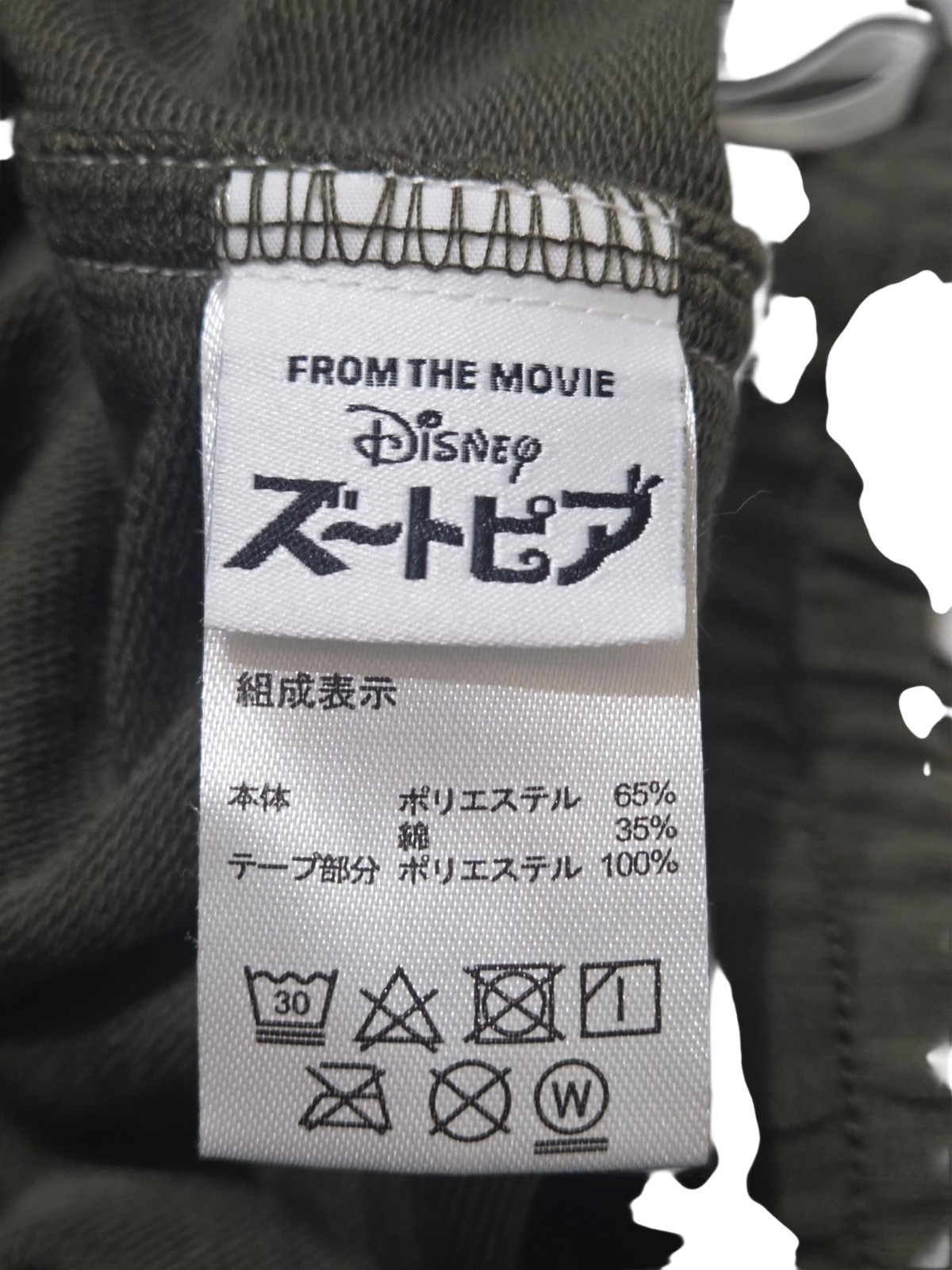 RARE Disney Japan Zootopia Nick Wilde Sweat Shorts Elastic Waist S Green A9.1