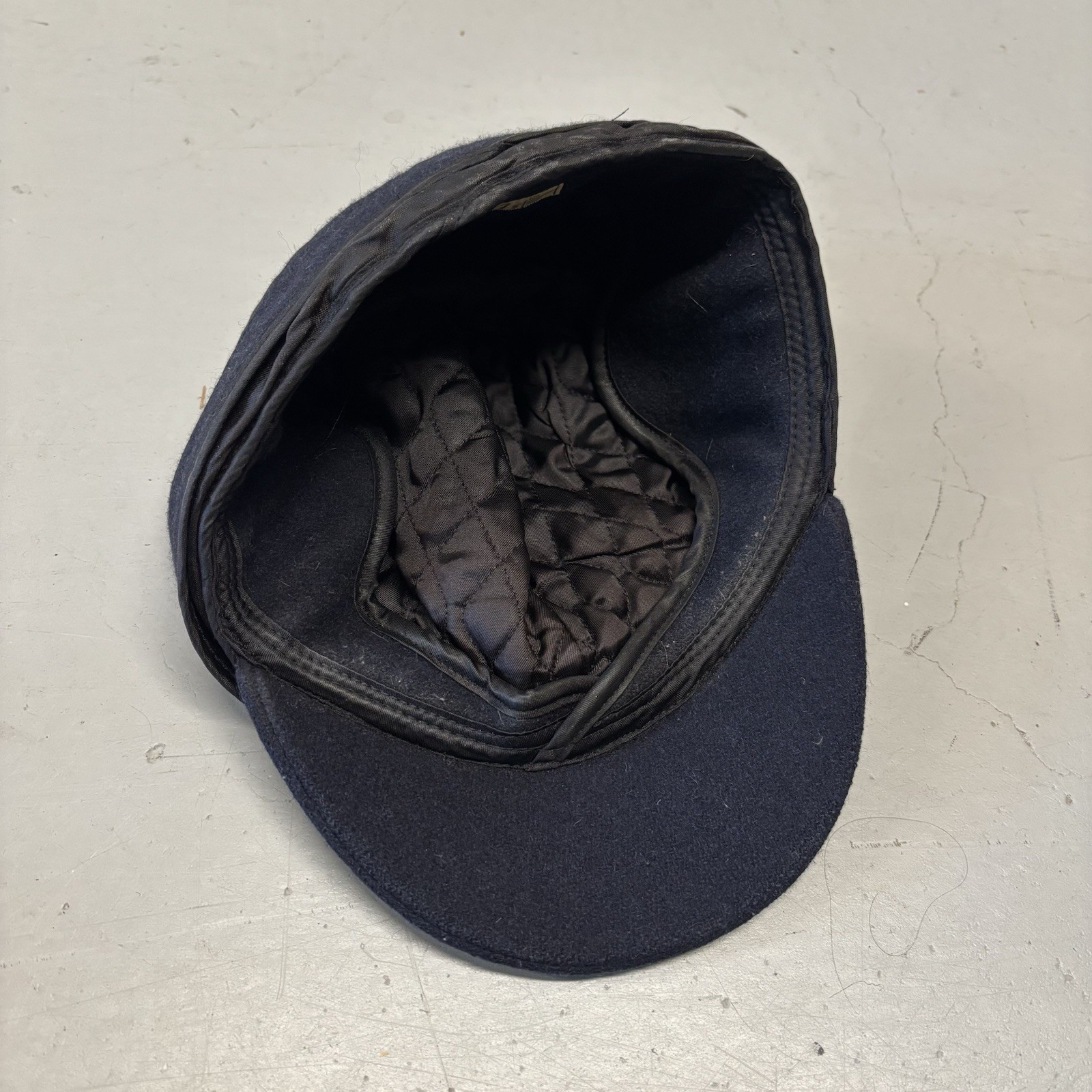 Vintage 1940s Blizzard Wool Cap – Stormy Kromer Style – Made in USA – Size 7 1/2
