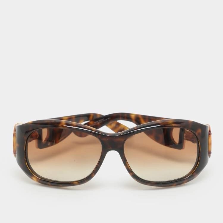 Gucci Brown Havana/Grey Gradient GG 2970/S Bamboo Horsebit Sunglasses