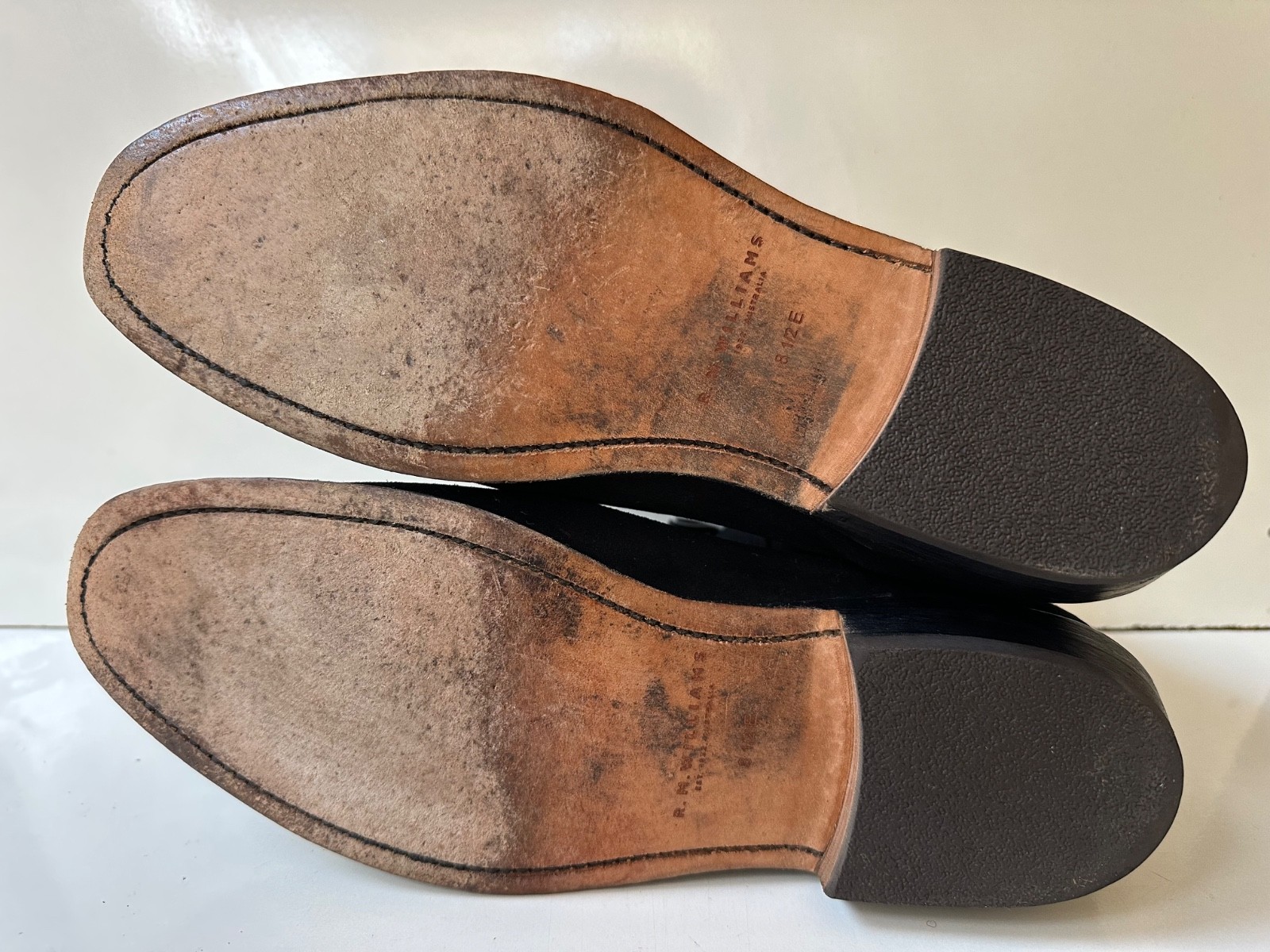 R.M.Williams Craftsman Suede Black Men’s Ankle Boots UK 8.5 USA 9.5