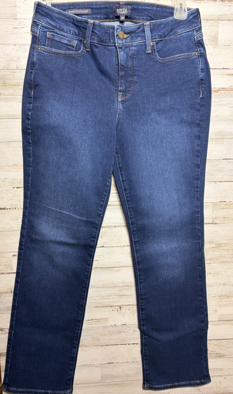 NYDJ Women’s Marilyn Straight Leg Jeans 10P #festival # Y2K # vacation