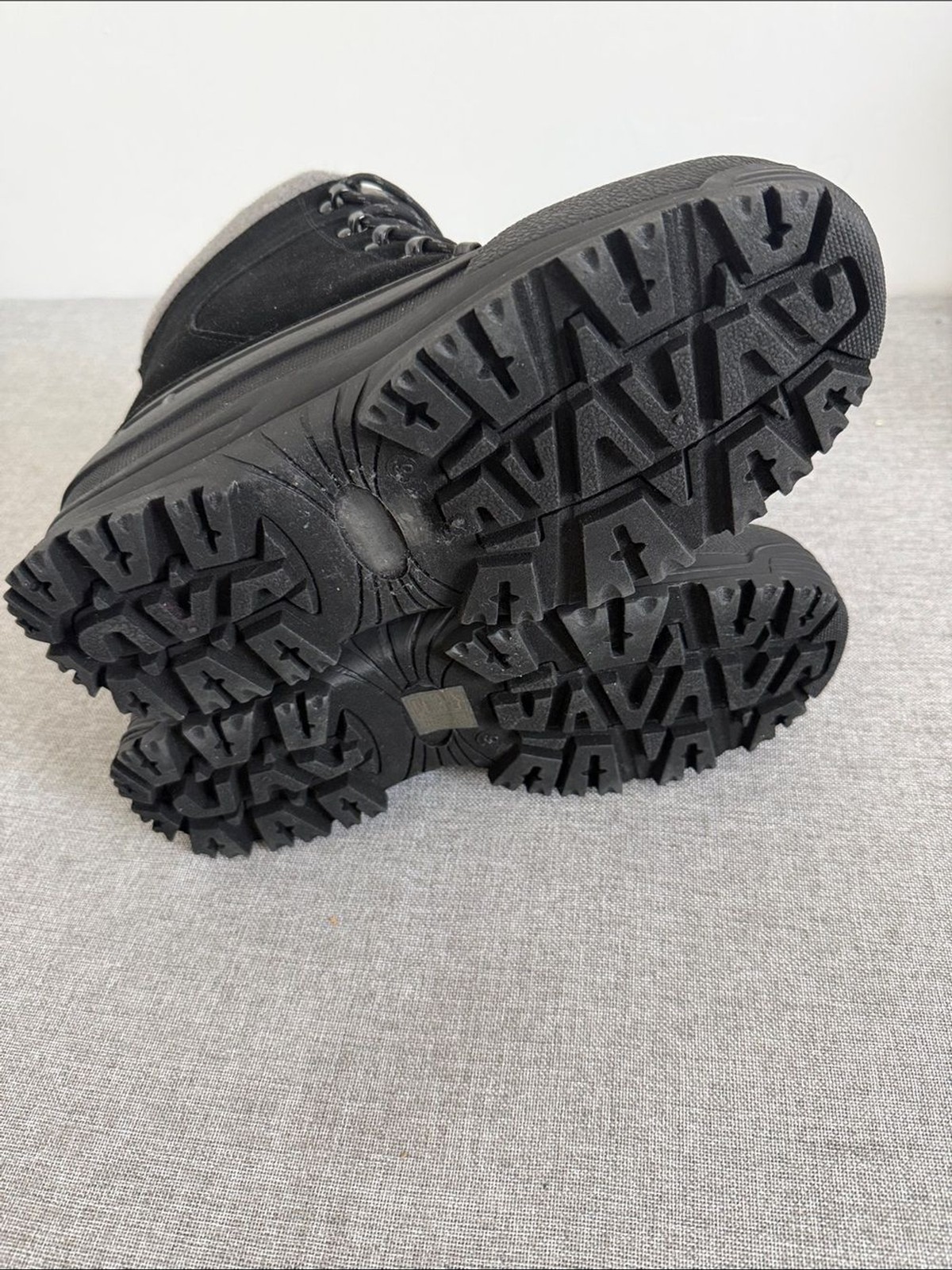 NORTIV 8 Men’s Insulated Waterproof Winter Snow Boots Black Size 9