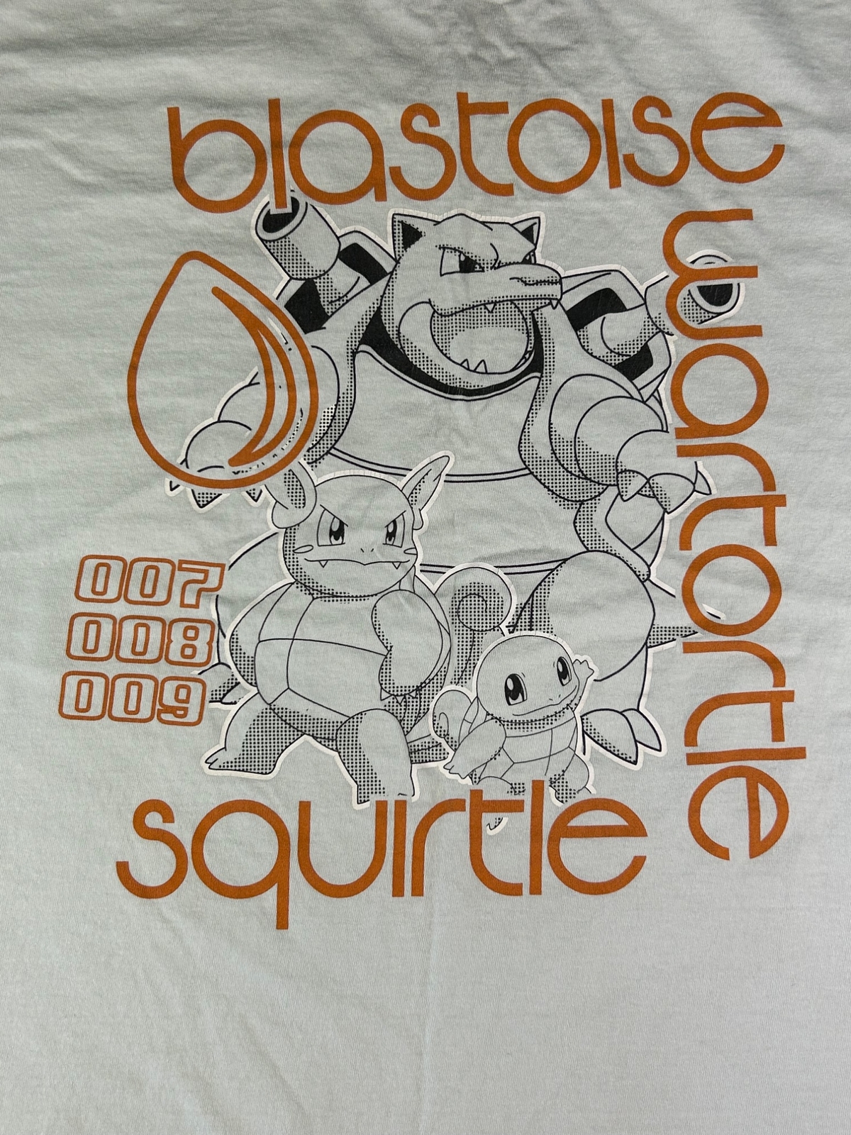 Pokemon Squirtle White Tee Short Sleeve T-Shirt Boys Size Medium