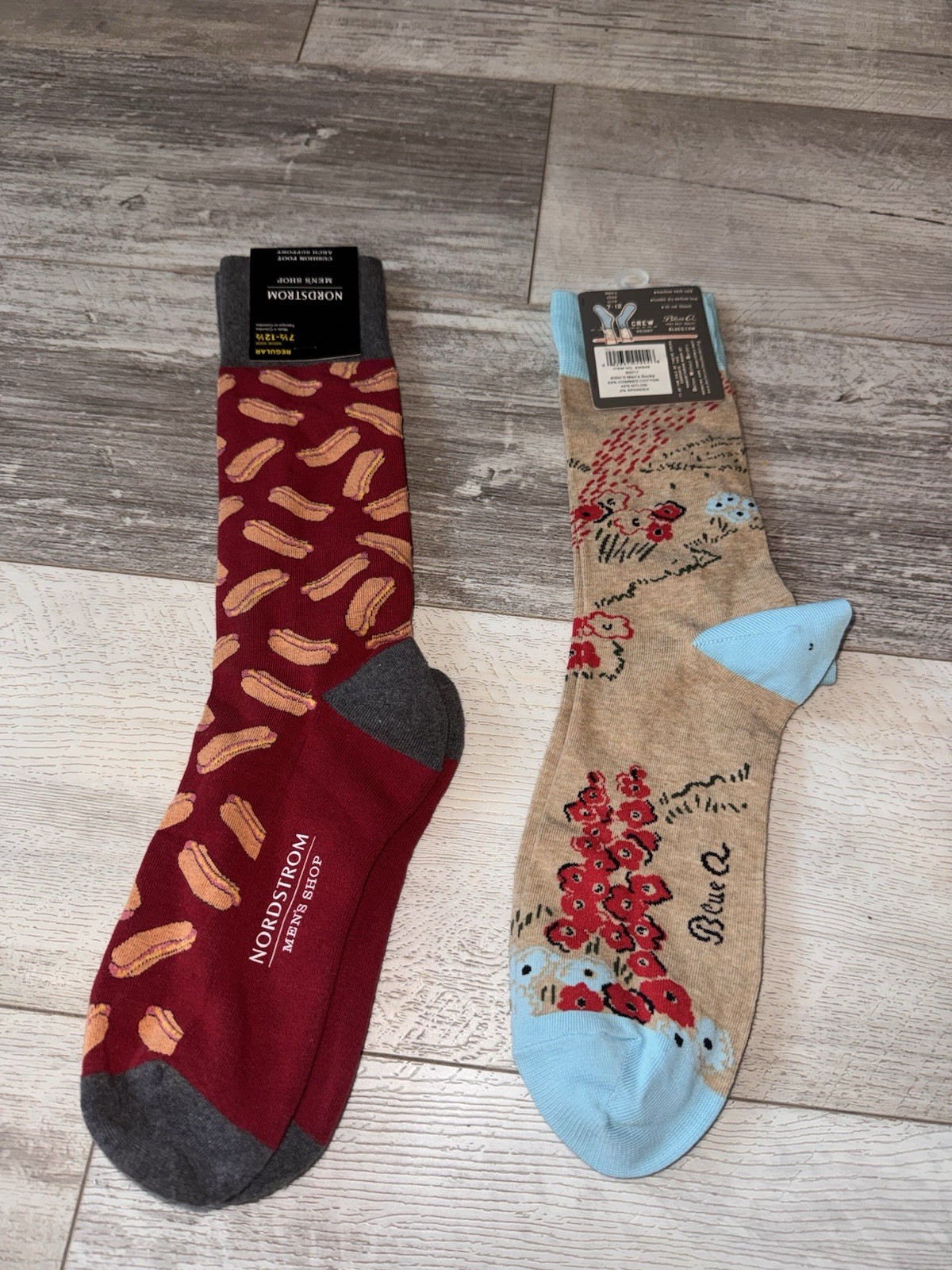 Killin’It Crew Socks Hotdogs – Lot of 2 New With Tags Men’s Sz 7-12.5