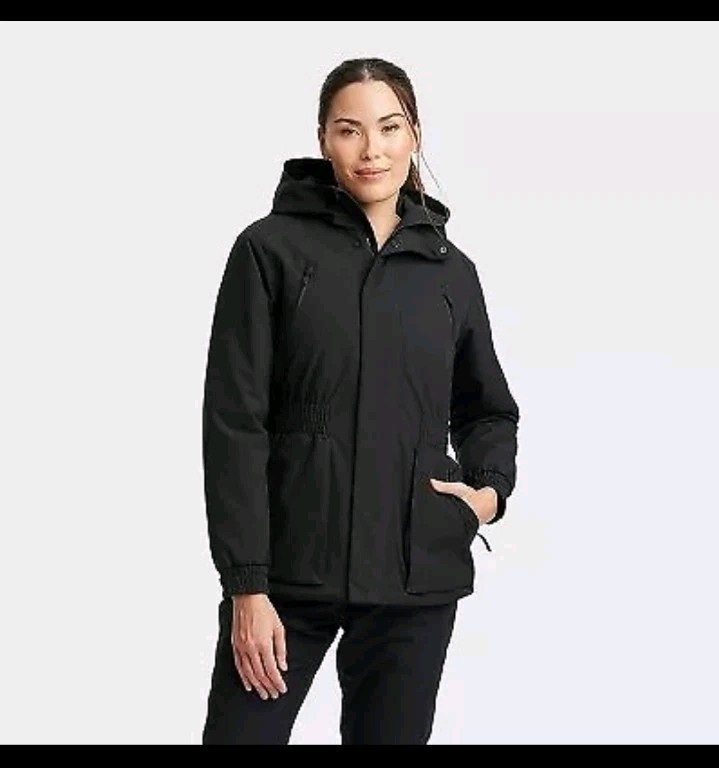 Women’s Snow Sport Jacket with 3M Thinsulate – All In Motion Black S