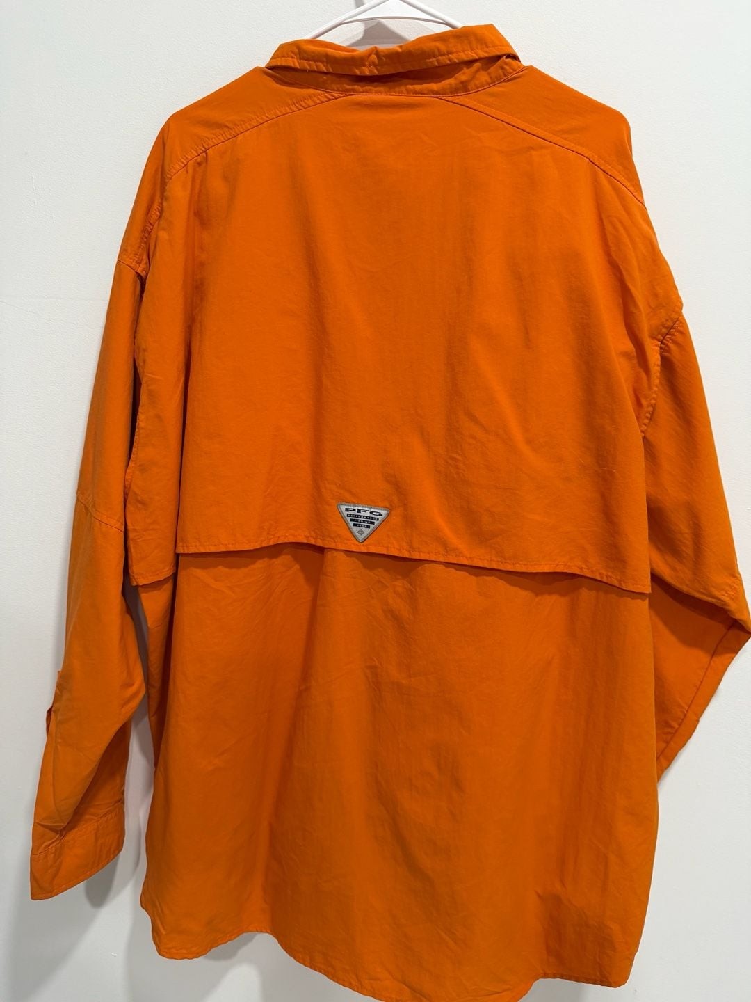 Columbia PFG Omni-Shade Long Sleeve Vented Fishing Shirt – Orange