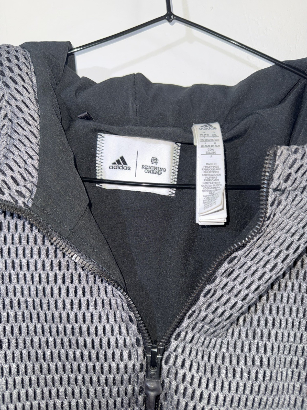 Adidas Reigning Champ Spacer Mesh ZNE Hooded Jacket