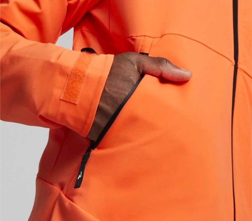PUMA Seasons Softshell Running Jacket $160 Hot Heat Orange 524108 Men’s LARGE L