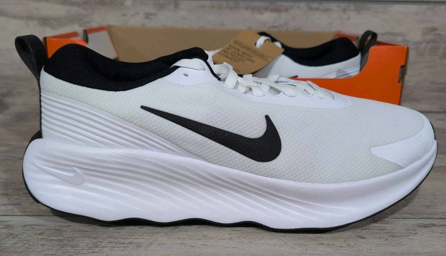Nike Mens Shoes Size 15 Promina White Black NWT