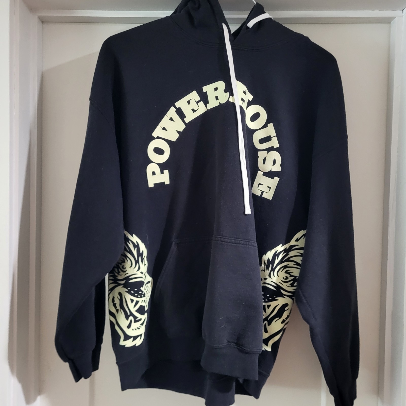 GRAIL! Darc Sport Powerhouse Wolves Hoodie Sweatshirt Gym Bodybuilding Fitness L