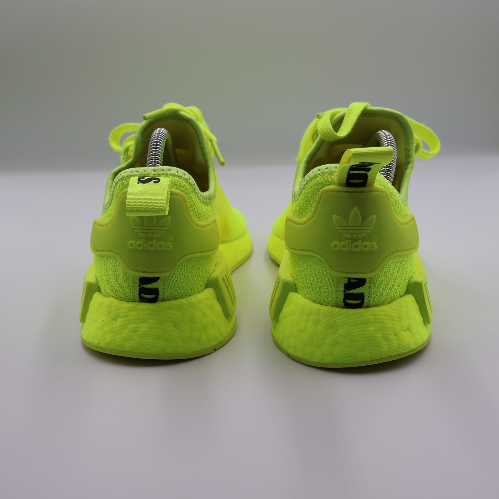 Adidas NMD_R1 Neon Yellow Volt Running Shoes WOMENS Size 8.5 Athletic Sneakers