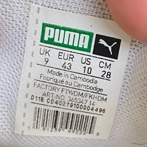 Puma Suede Classics Low Mens Size 10 Green White Athletic Walking Shoes Sneakers