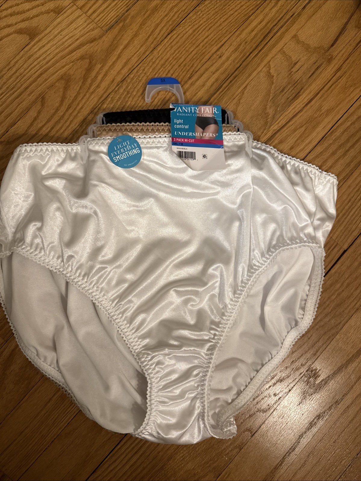 Vanity Fair Women’s 5XL 12 Hi-Cut Light Control Undershapers Briefs Panties