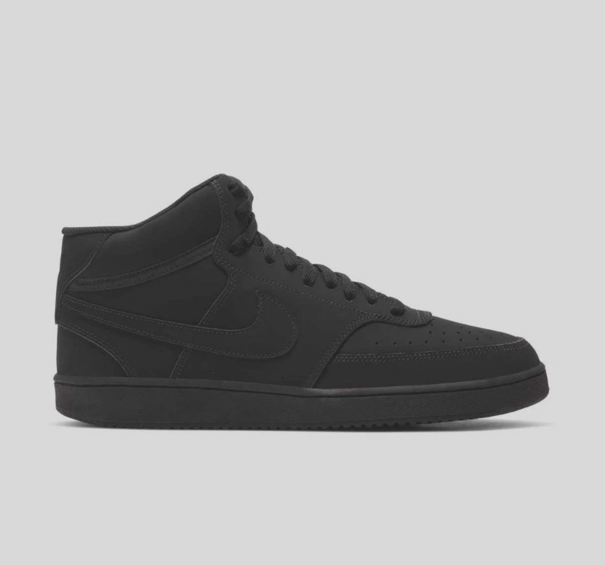 Nike Court Vision Mid Shoes Men’s Black Outdoor CU6620 001